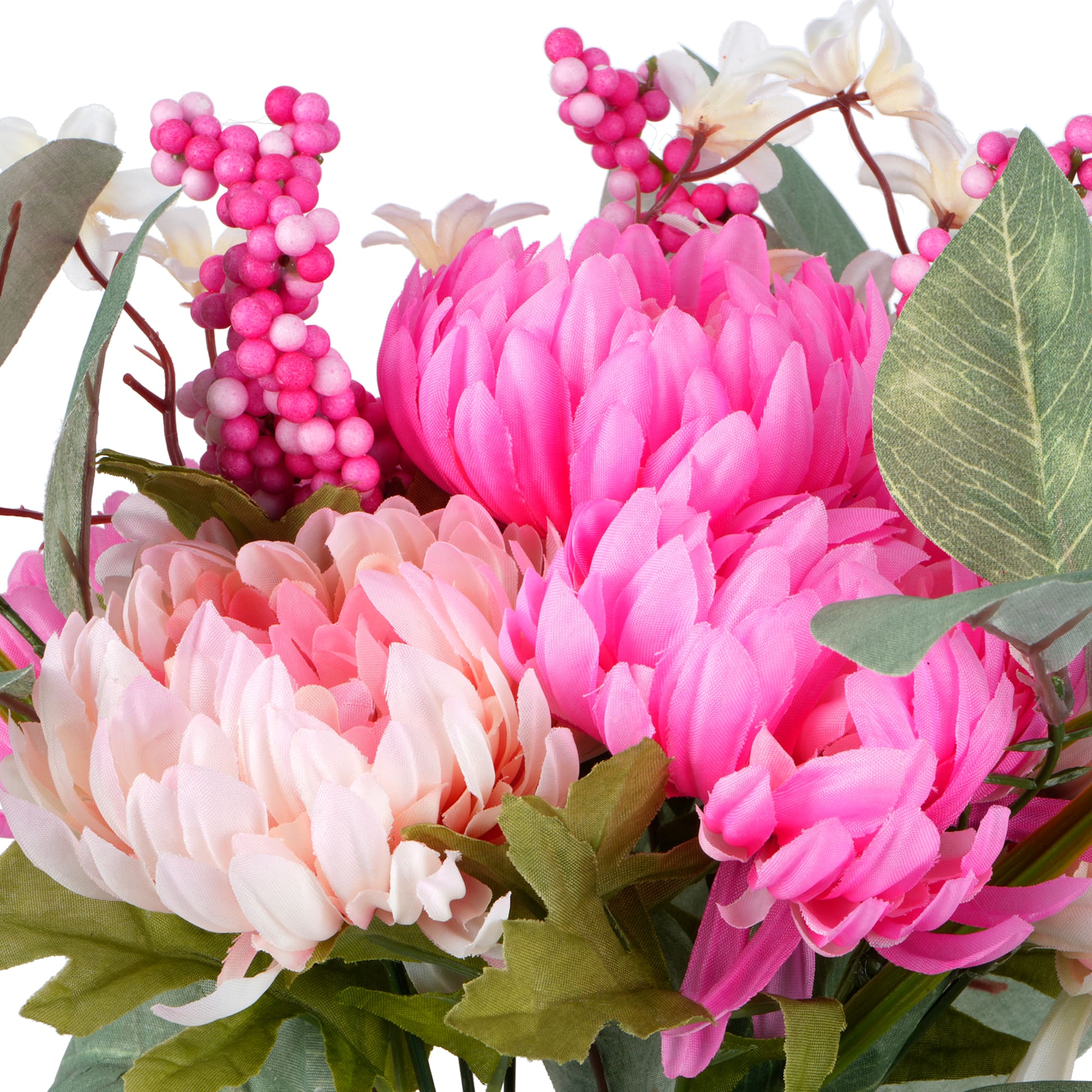 13" Pink Mum & Berry Bush by Ashland®